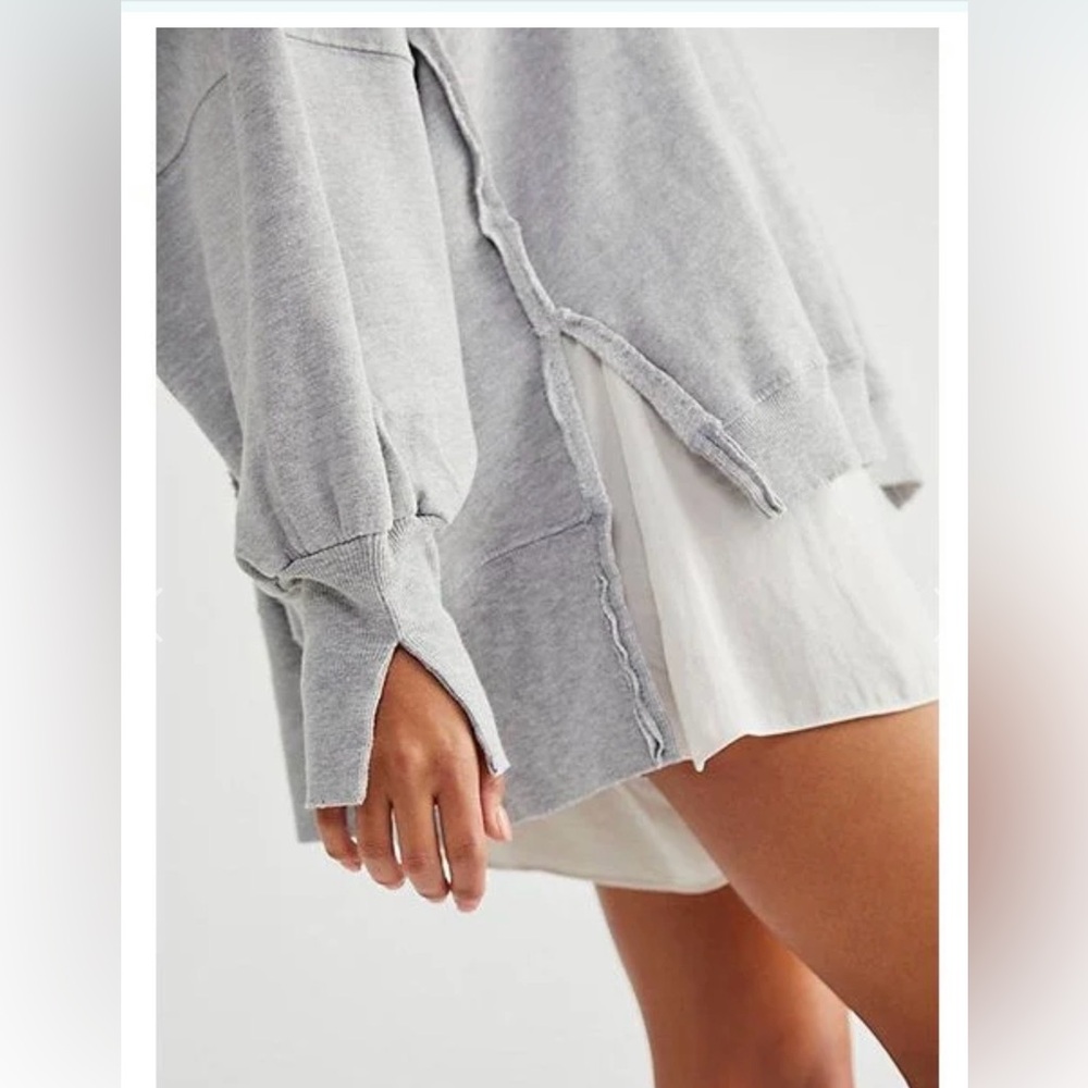 Free People Gray Sweatshirt - Picture 3 of 5